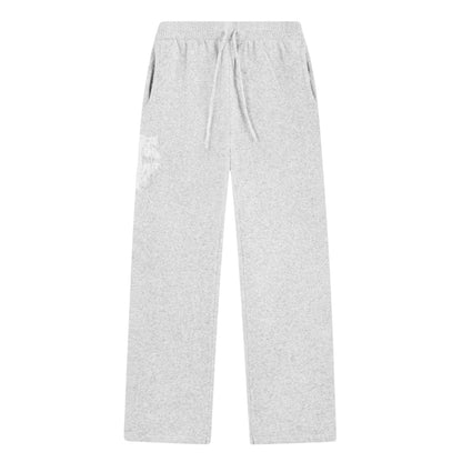 Grey - Front - Couture Mens Fluffy Casual Joggers
