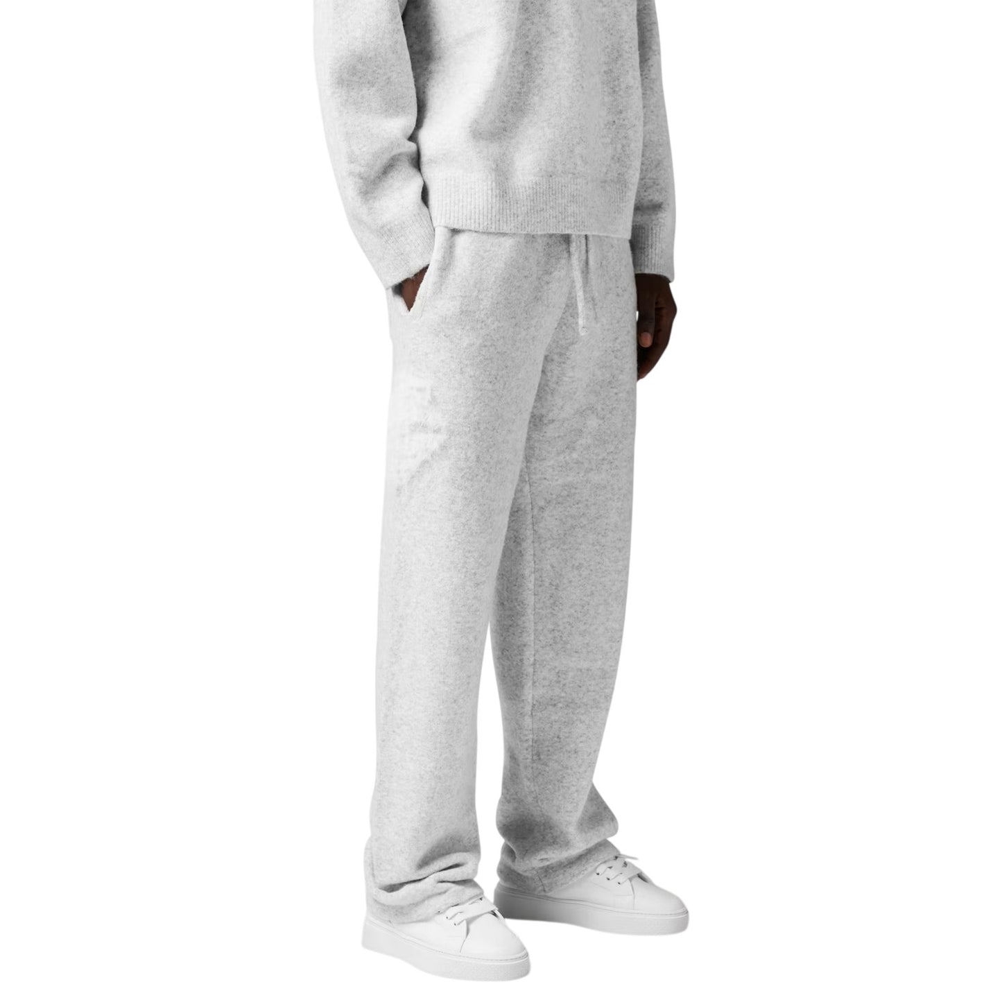 Grey - Lifestyle - Couture Mens Fluffy Casual Joggers