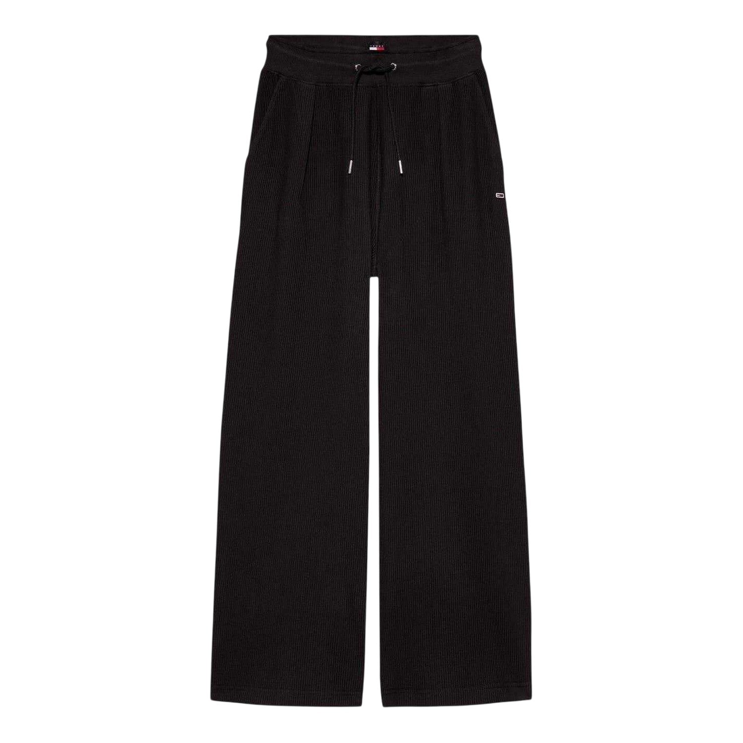 Black - Front - Tommy Jeans Womens-Ladies Joggers