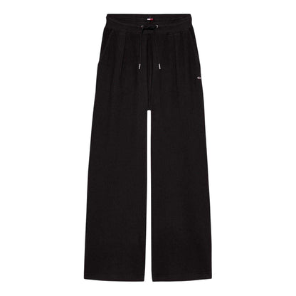 Black - Front - Tommy Jeans Womens-Ladies Joggers