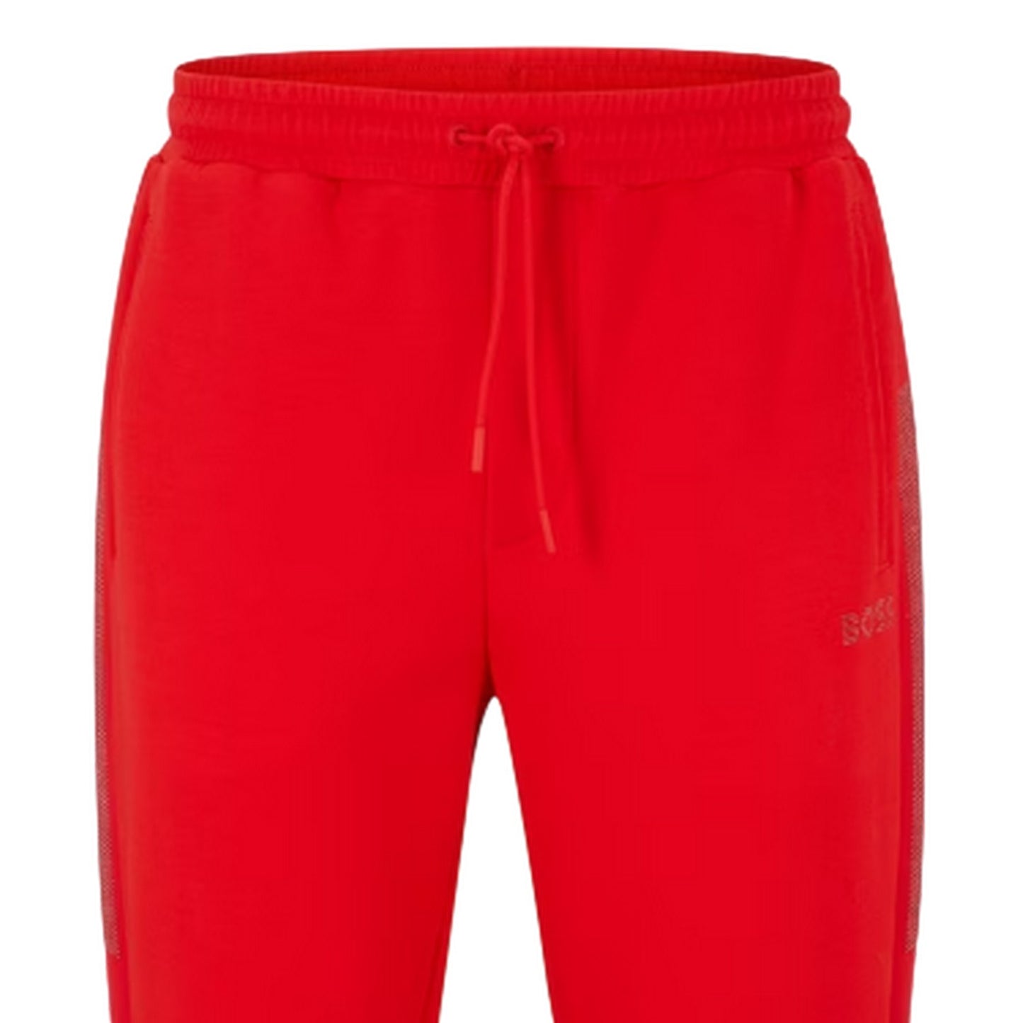 Bright Red - Back - Boss Mens Hadiko Regular Joggers