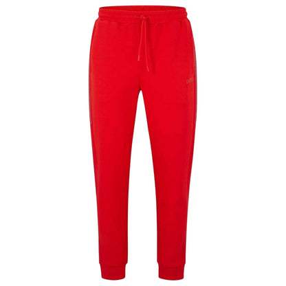 Bright Red - Front - Boss Mens Hadiko Regular Joggers
