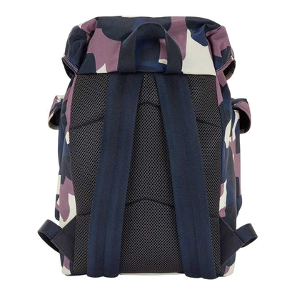 Navy-Purple-White - Back - Boss Meridian Camouflage Backpack