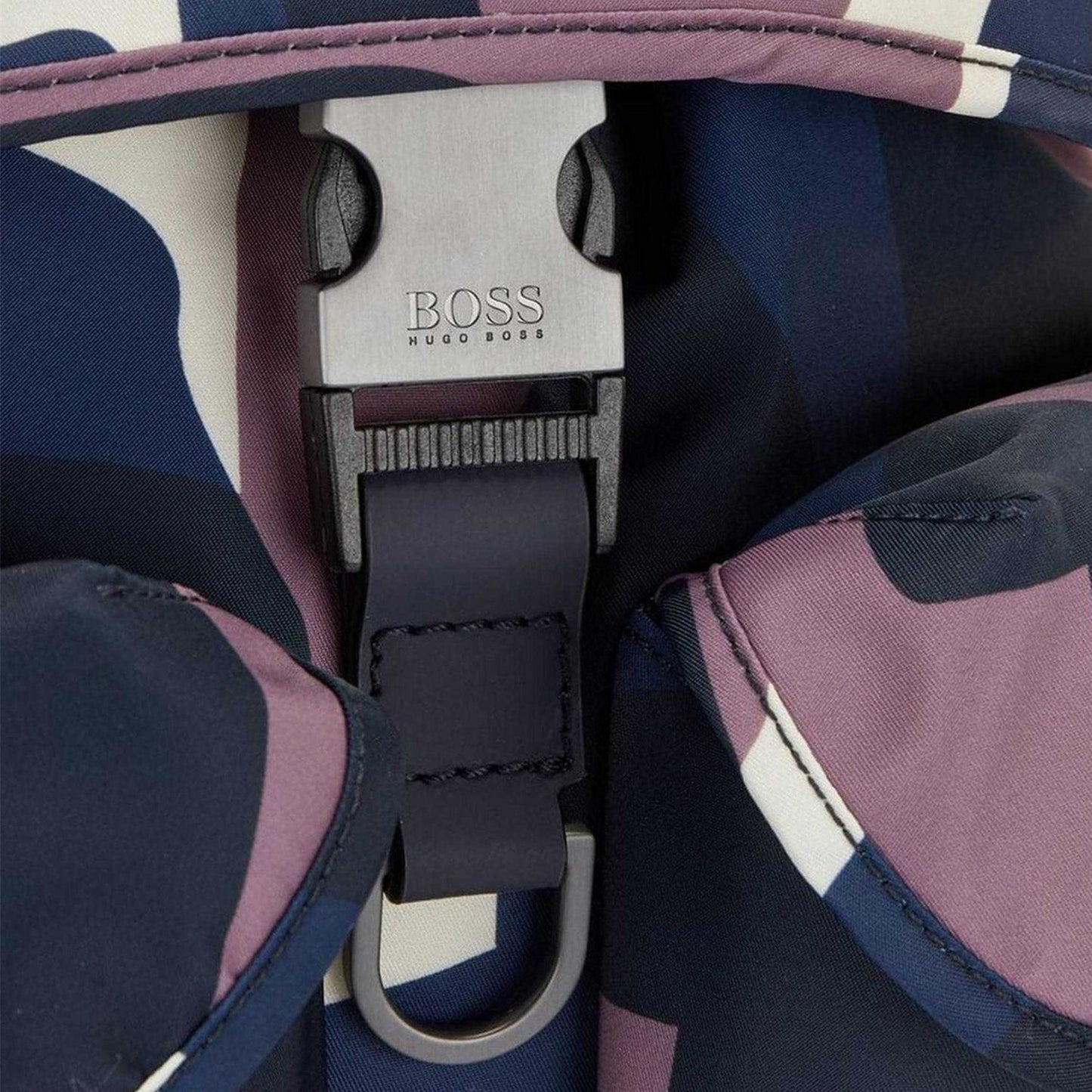 Navy-Purple-White - Side - Boss Meridian Camouflage Backpack