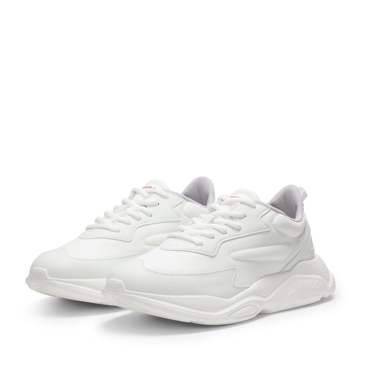 White - Lifestyle - Hugo Mens Leon Running Trainers