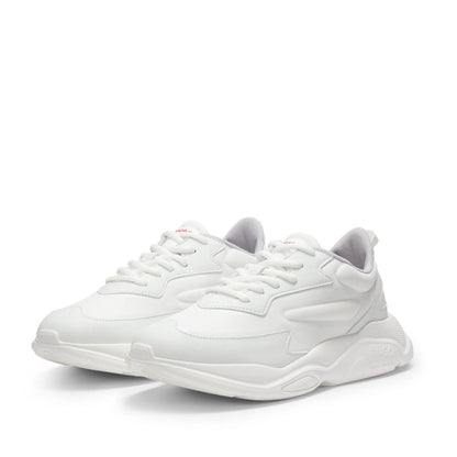 White - Lifestyle - Hugo Mens Leon Running Trainers
