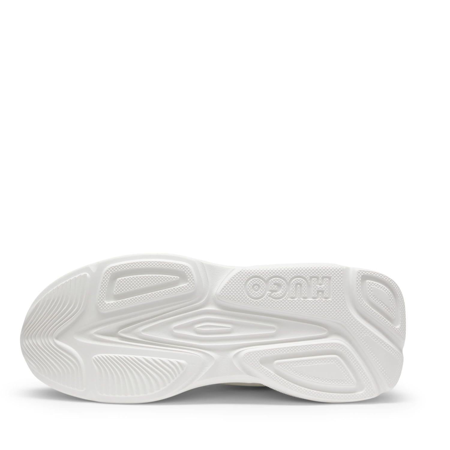 White - Close up - Hugo Mens Leon Running Trainers