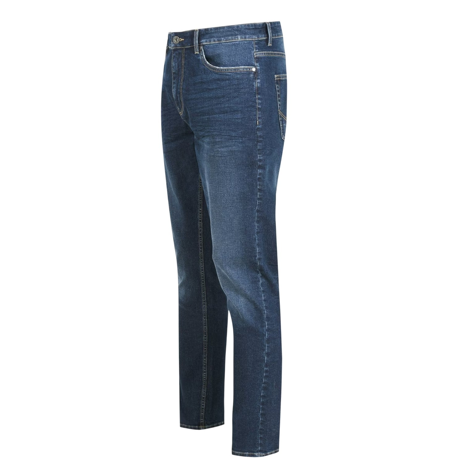 Mid Wash - Front - Firetrap Mens Plain Slim Jeans
