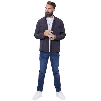 Mid Wash - Pack Shot - Firetrap Mens Plain Slim Jeans