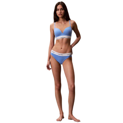 Blue - Lifestyle - Calvin Klein Womens-Ladies Cotton Blend Brazilian Briefs