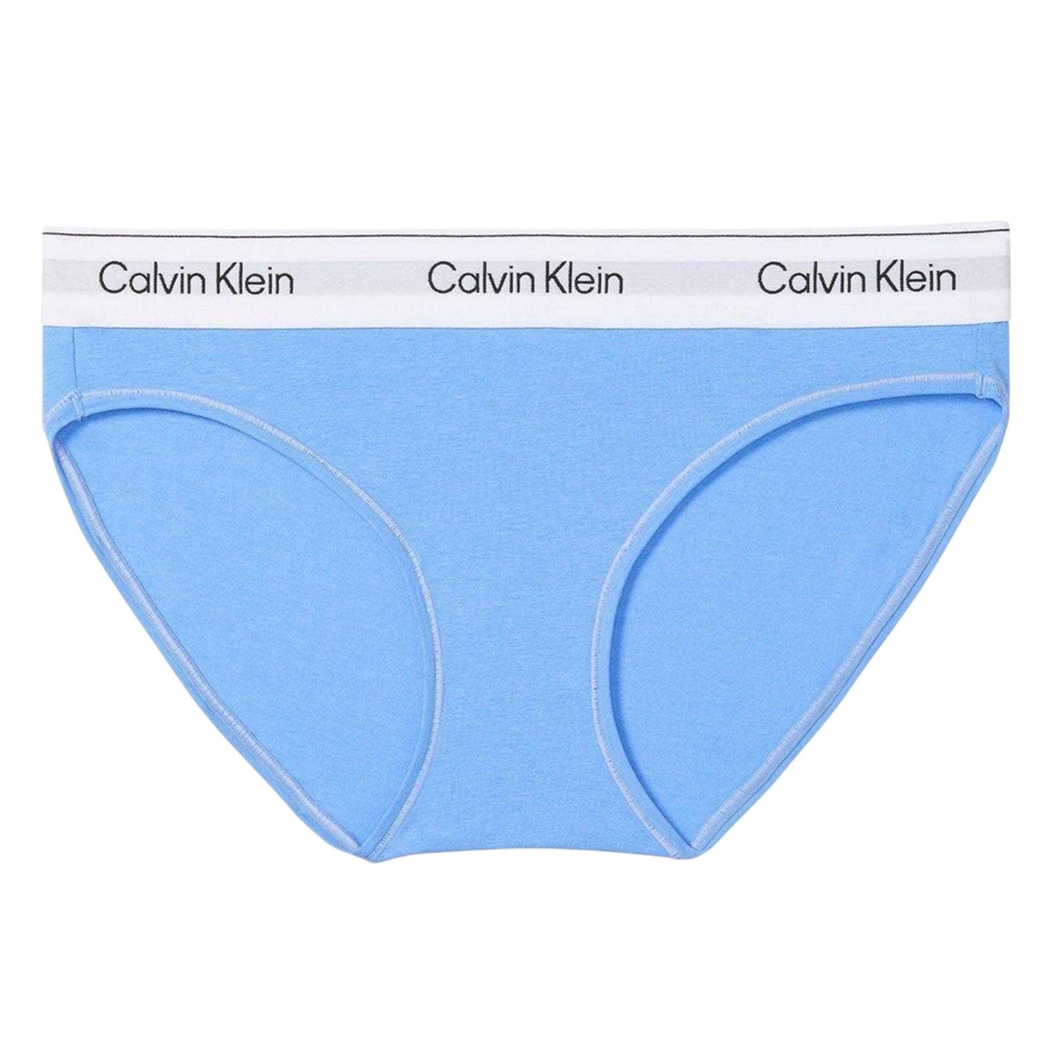 Blue - Front - Calvin Klein Womens-Ladies Cotton Blend Brazilian Briefs