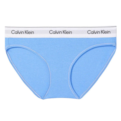 Blue - Front - Calvin Klein Womens-Ladies Cotton Blend Brazilian Briefs