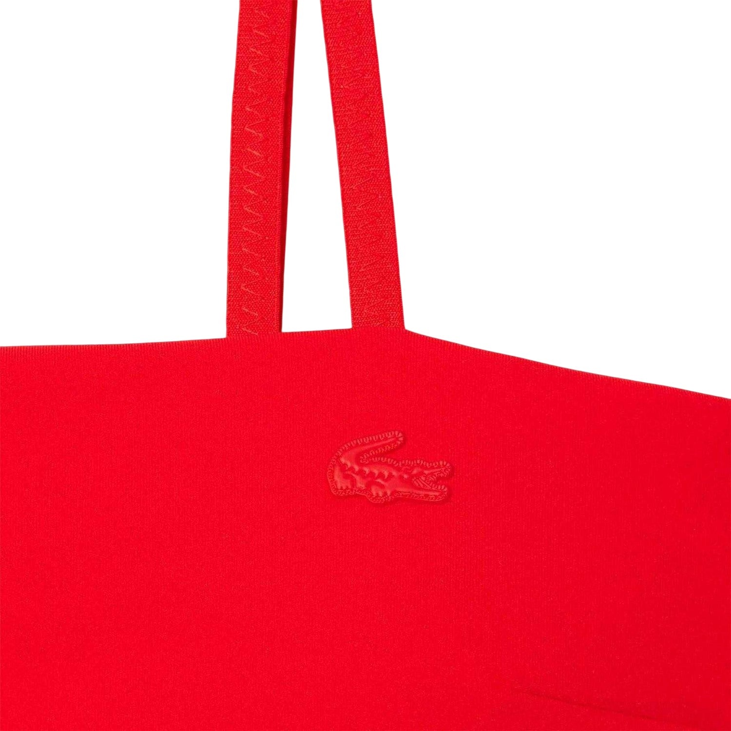 Red - Back - Lacoste Womens-Ladies Quick Dry UV Protection Bralette
