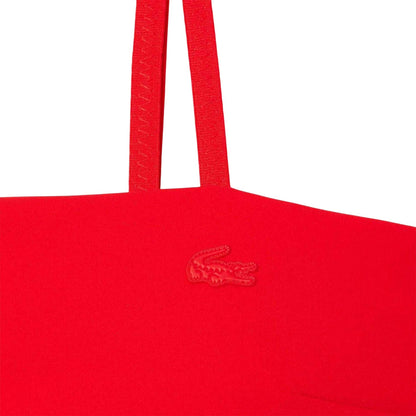 Red - Back - Lacoste Womens-Ladies Quick Dry UV Protection Bralette