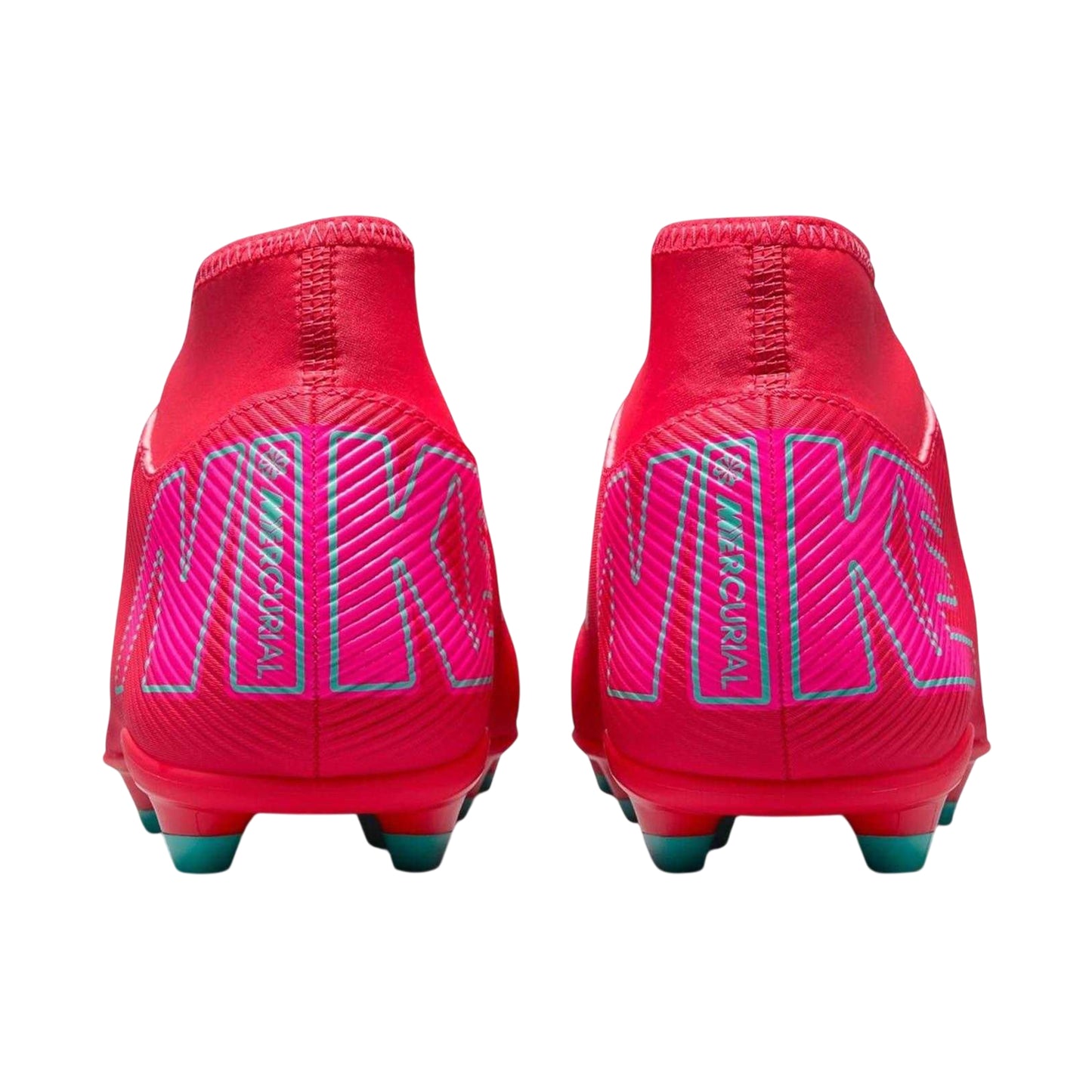 Red-Green - Back - Nike Unisex Adult Mercurial Superfly 10 Club Firm Ground Football Boots