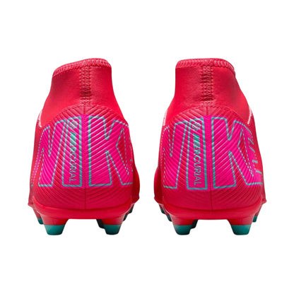 Red-Green - Back - Nike Unisex Adult Mercurial Superfly 10 Club Firm Ground Football Boots