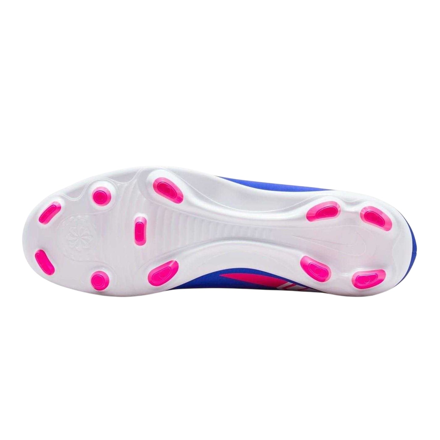 Blue-White-Pink - Side - Nike Unisex Adult Mercurial Superfly 10 Club Firm Ground Football Boots