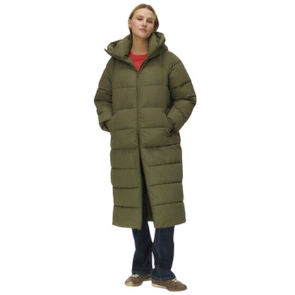 Green - Lifestyle - Vero Moda Womens-Ladies Elanor Laurie Padded Long Coat