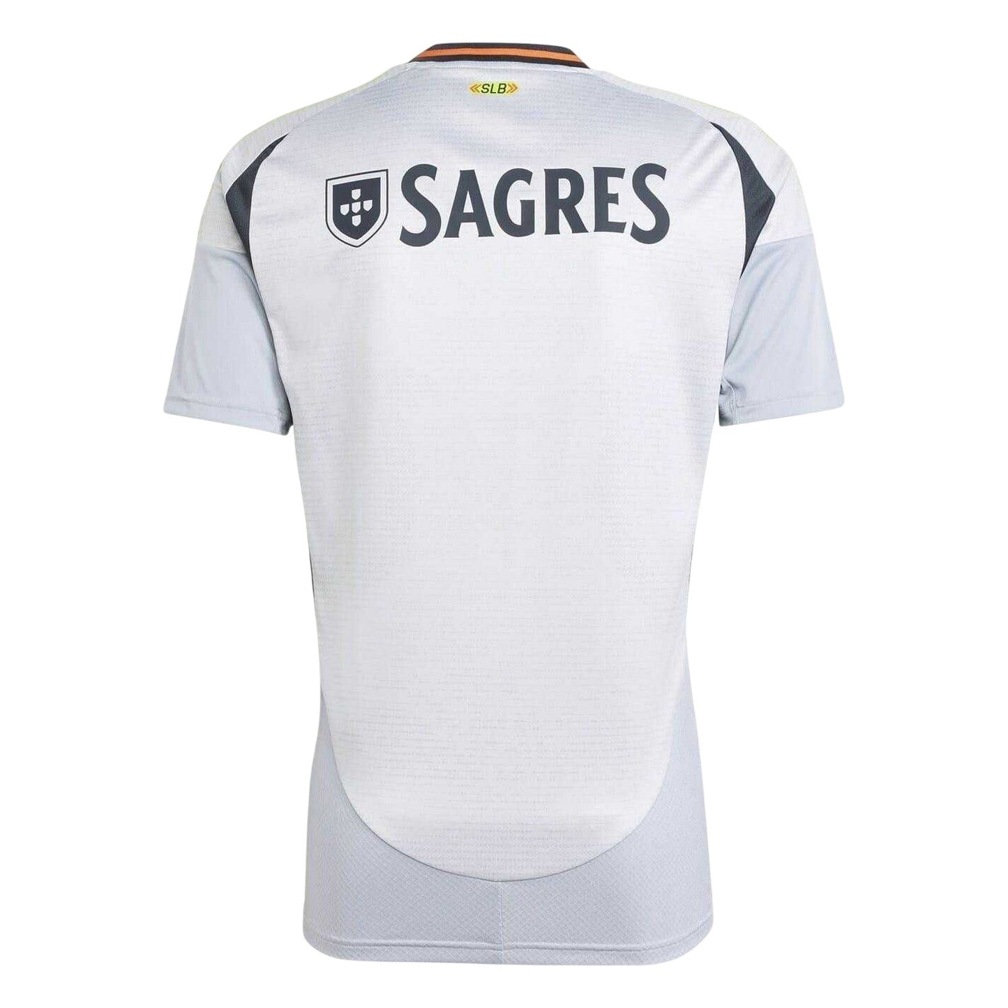 Grey - Back - Adidas Mens 2024-2025 SL Benfica Football Shirt