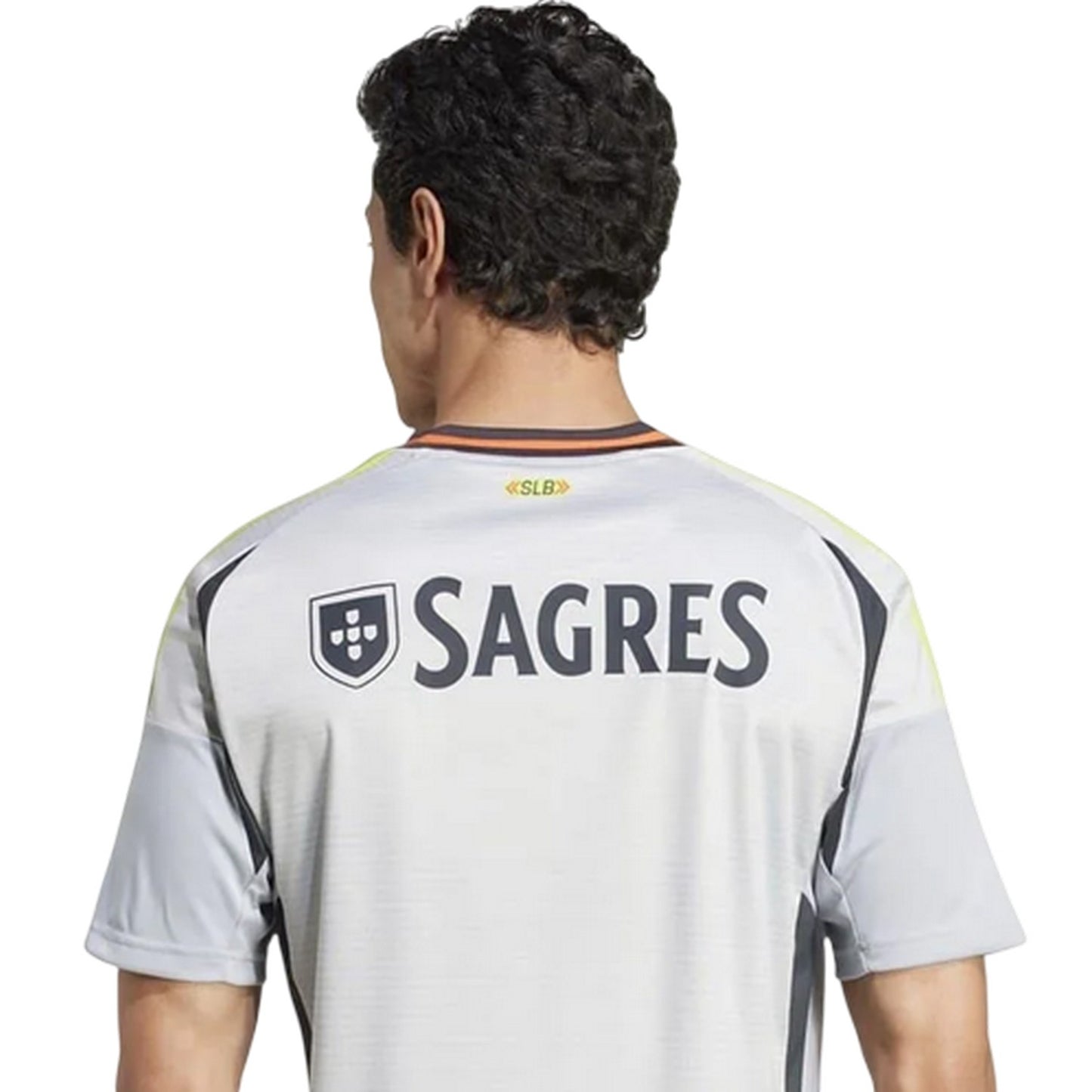 Grey - Lifestyle - Adidas Mens 2024-2025 SL Benfica Football Shirt
