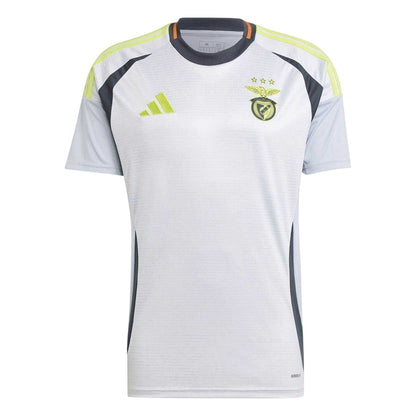 Grey - Front - Adidas Mens 2024-2025 SL Benfica Football Shirt