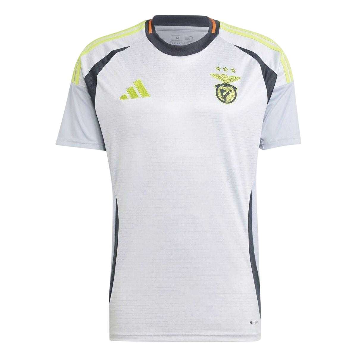 Grey - Front - Adidas Mens 2024-2025 SL Benfica Football Shirt