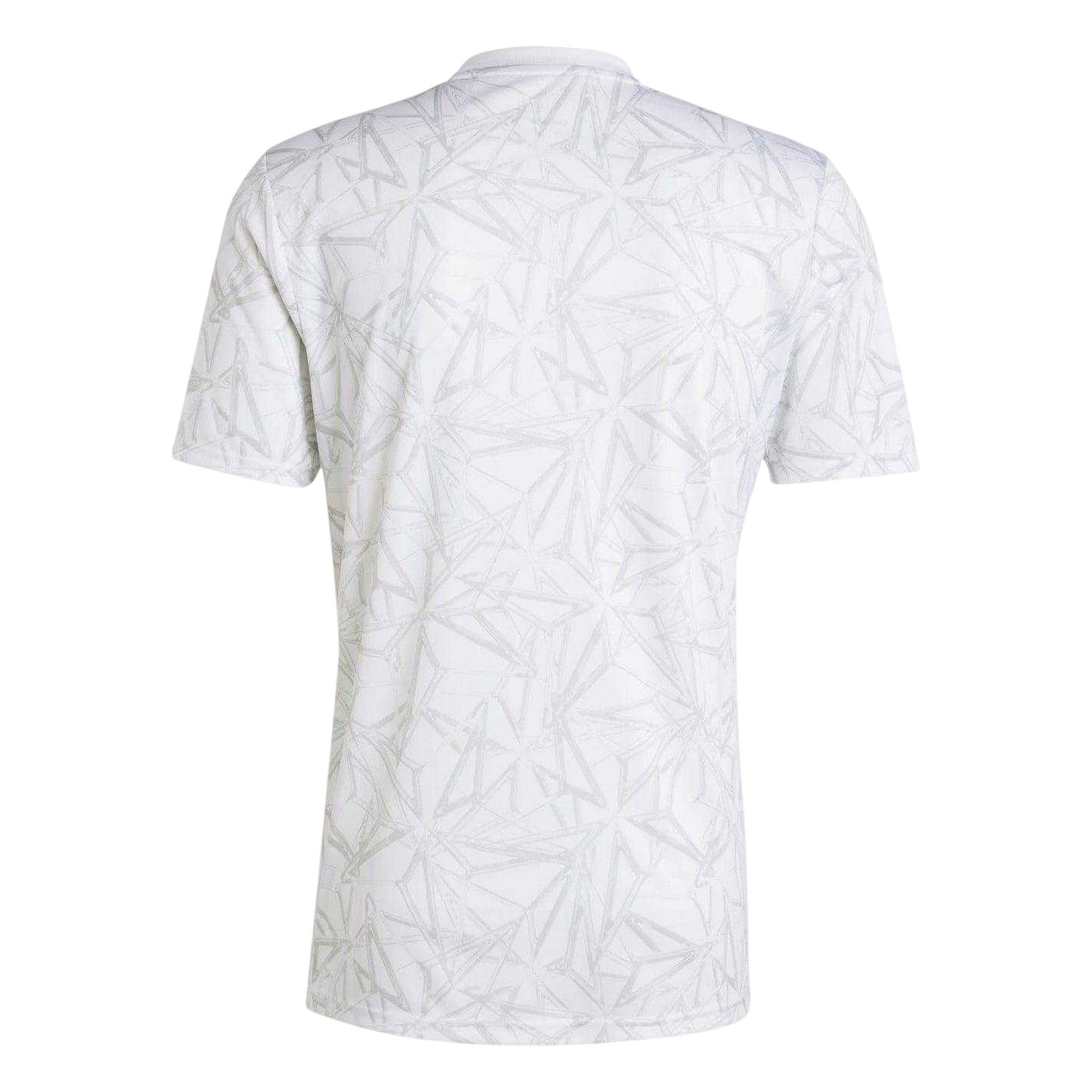 White - Back - Adidas Unisex Adult Pre-Match Real Madrid CF Football Shirt