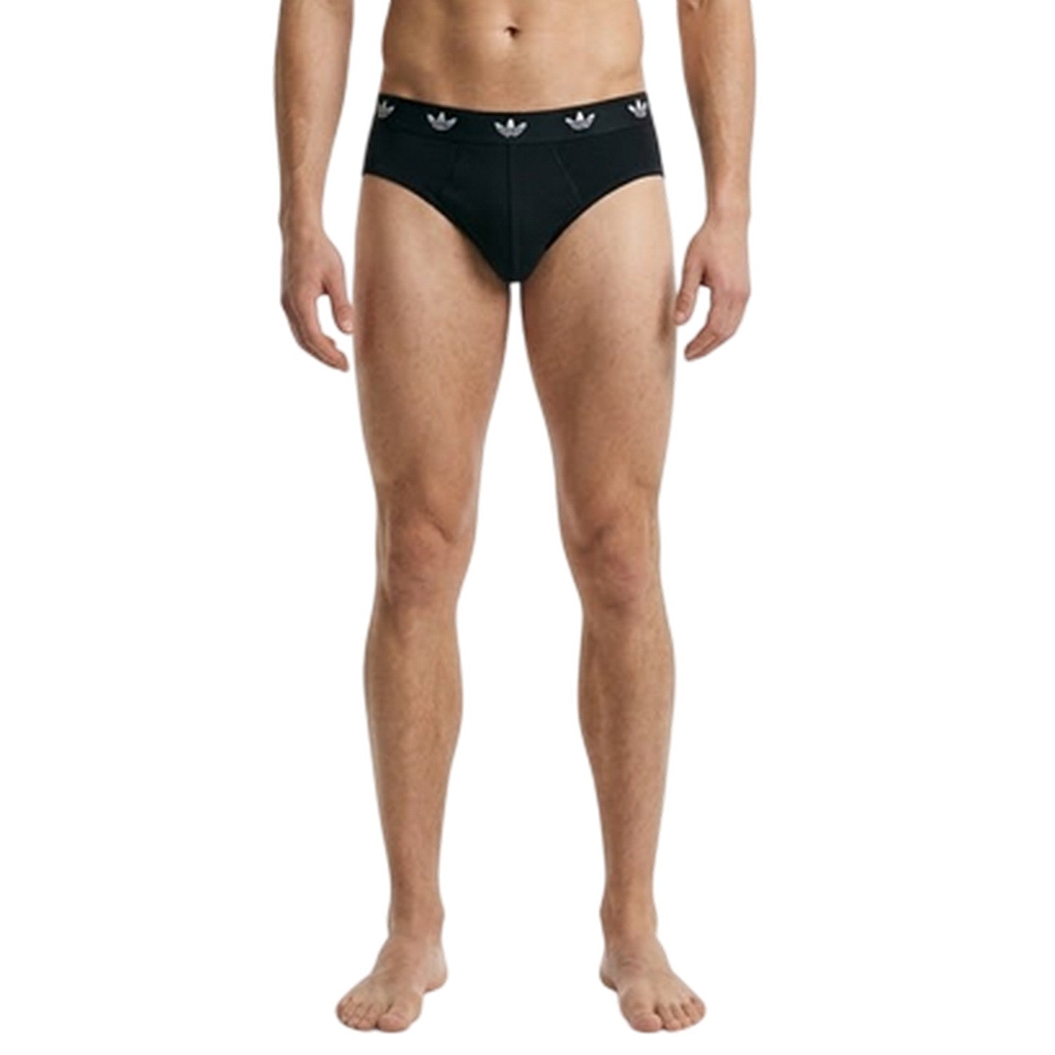 Black-White-Grey - Back - Adidas Mens Flex Comfort Briefs (Pack of 3)