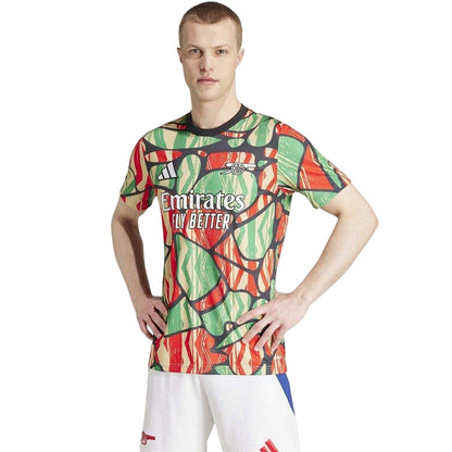 Red - Lifestyle - Adidas Unisex Adult Pre-Match 24-25 Arsenal FC Football Shirt