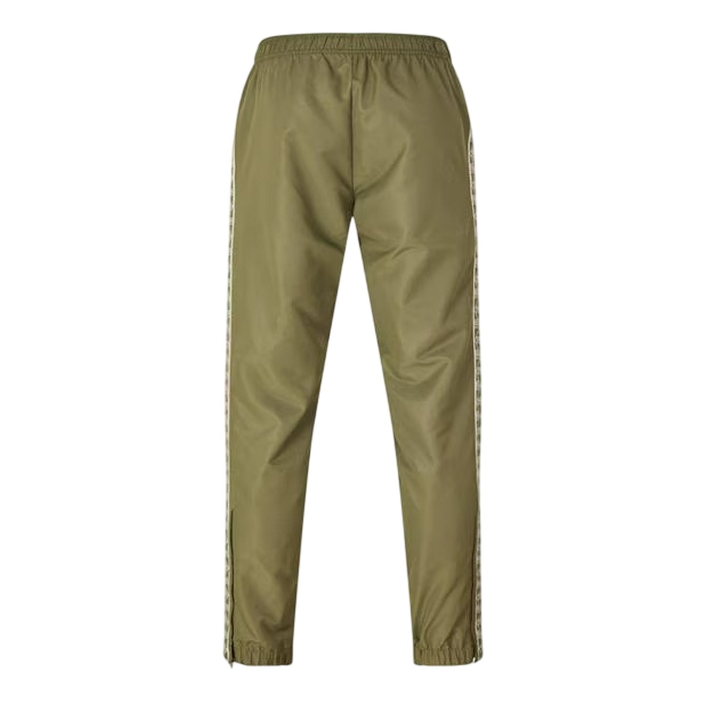 Khaki Green - Back - Lacoste Mens Side Stripe Joggers