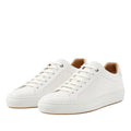 White - Lifestyle - Boss Mens Mirage Leather Tennis Trainers