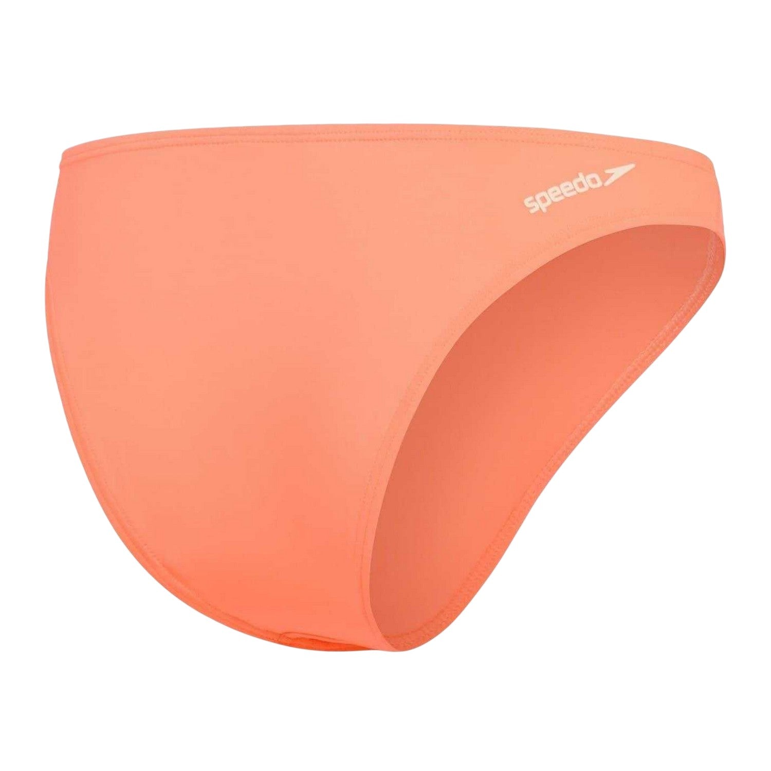 Peach - Back - Speedo Womens-Ladies Regular Swim Briefs