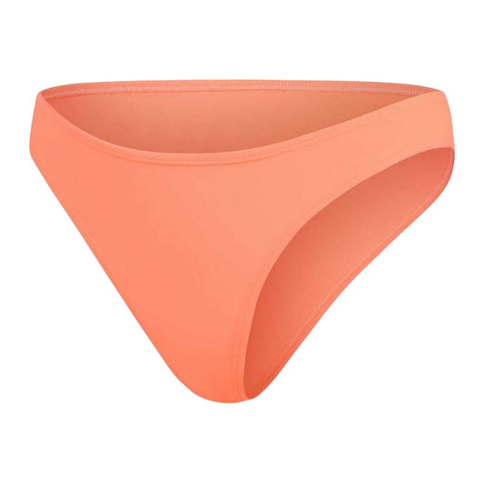 Peach - Front - Speedo Womens-Ladies Regular Swim Briefs