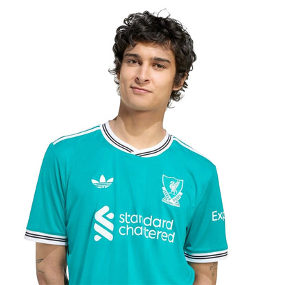 Green - Lifestyle - Adidas Mens 2025-2026 Liverpool FC Football Shirt