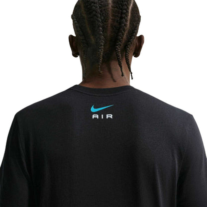 Black - Lifestyle - Nike Mens Air Swoosh Cotton T-Shirt