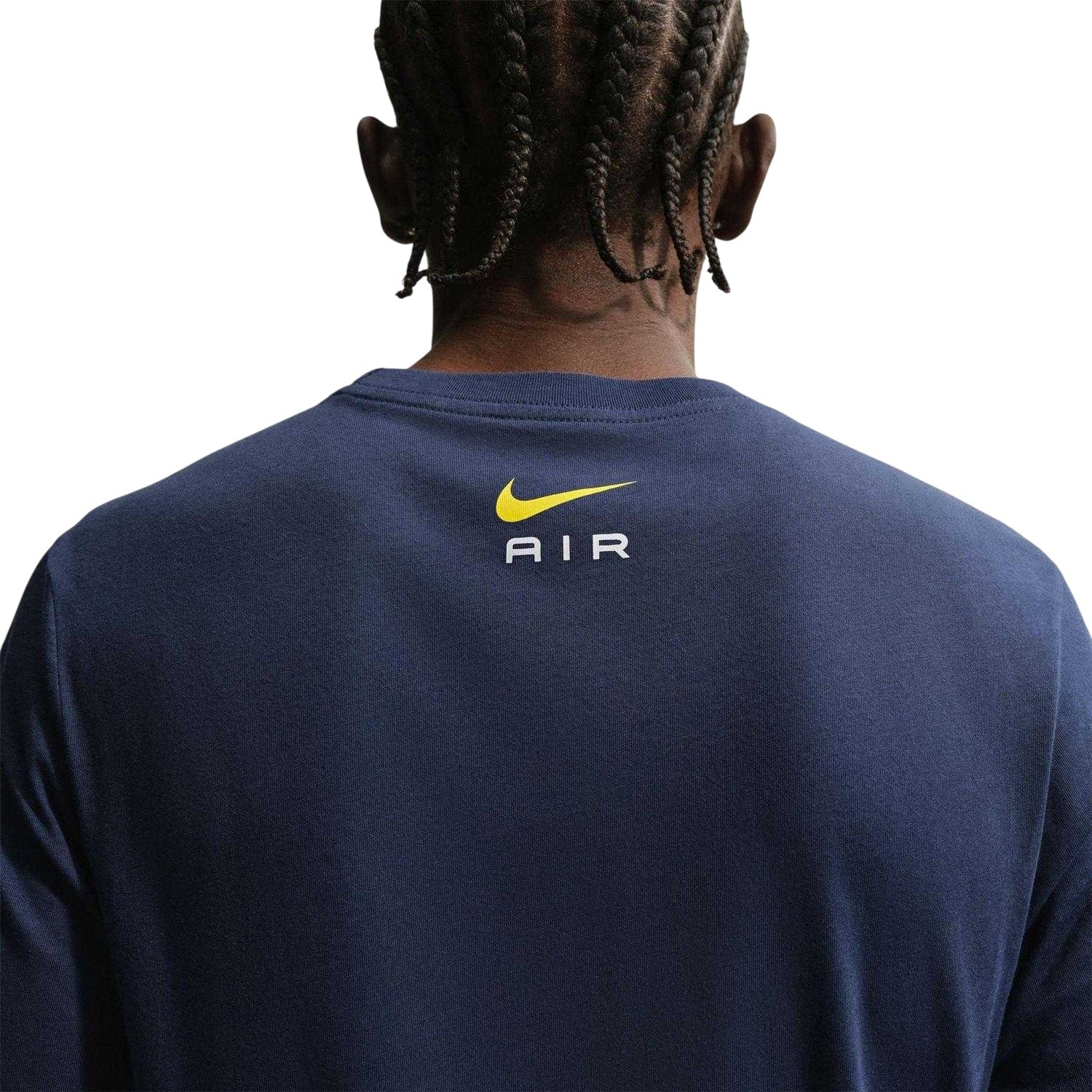 Navy - Lifestyle - Nike Mens Air Swoosh Cotton T-Shirt