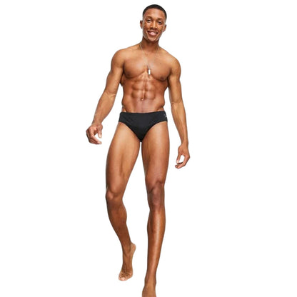 Black - Lifestyle - Speedo Mens Tai Plain Comfort Swim Briefs