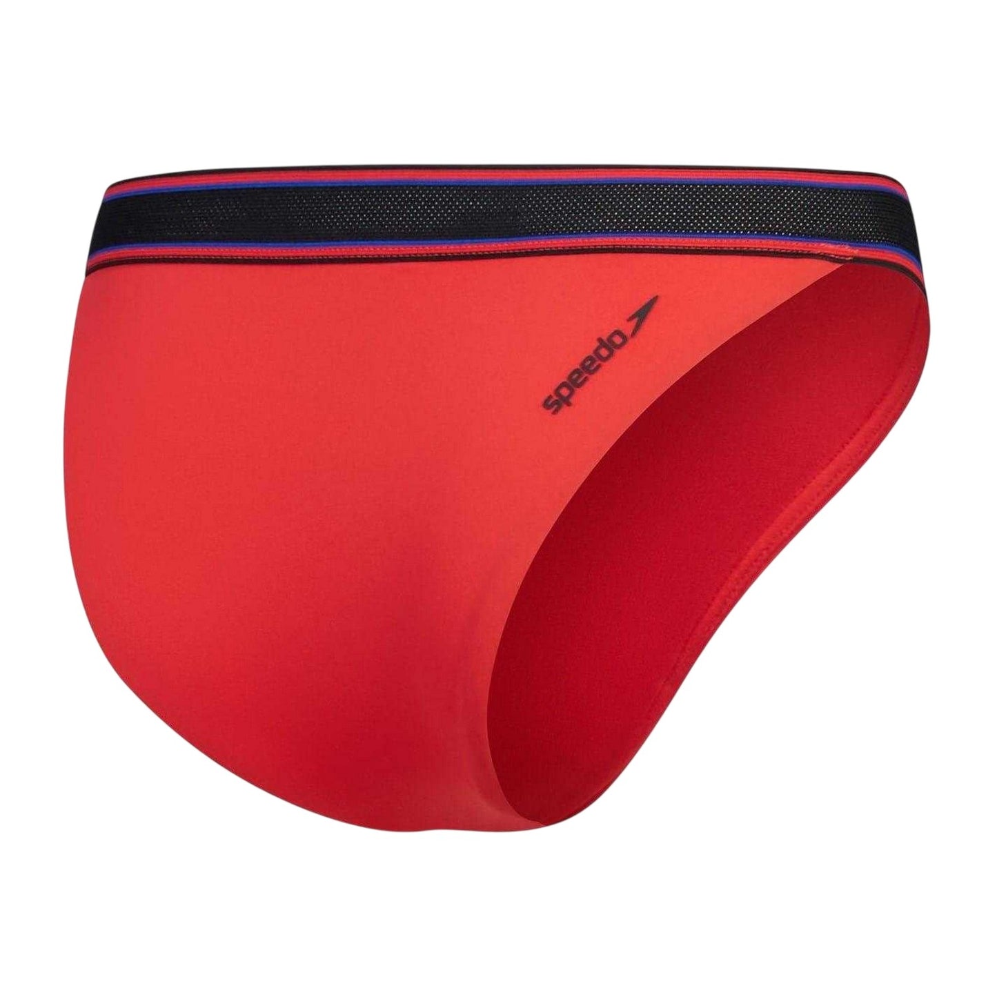 Red - Back - Speedo Womens-Ladies V-Cut Swimming Swim Briefs