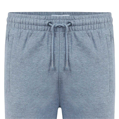 Grey Marl - Side - Firetrap Mens Hybrid Joggers