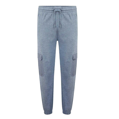 Grey Marl - Front - Firetrap Mens Hybrid Joggers