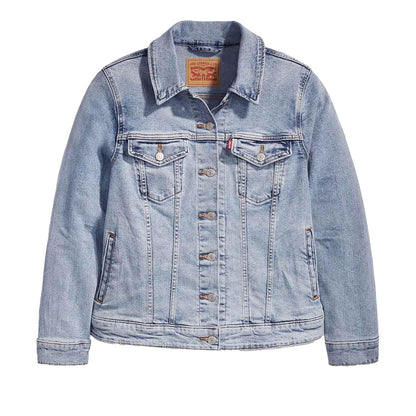 Denim - Front - Levis Womens-Ladies Original Plus Trucker Jacket
