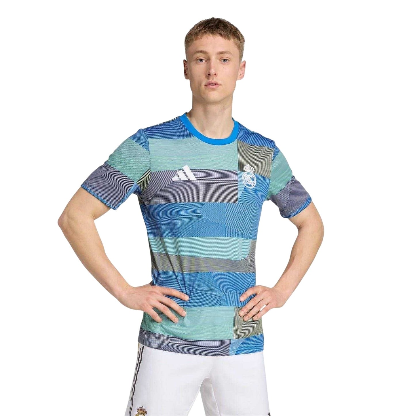 Blue - Pack Shot - Adidas Unisex Adult 2025-2026 Real Madrid CF Football Jersey