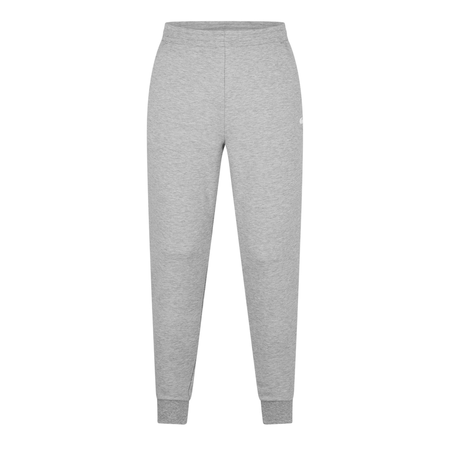 Silver Grey - Back - Lacoste Mens Cotton Blend Elasticated Waist Joggers