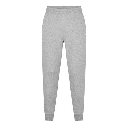 Silver Grey - Back - Lacoste Mens Cotton Blend Elasticated Waist Joggers
