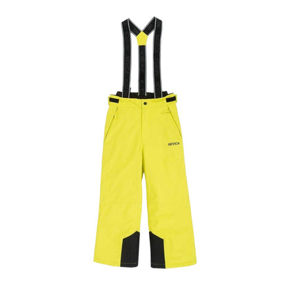 Yellow - Front - Nevica Childrens-Kids Meribel Skiing Salopettes
