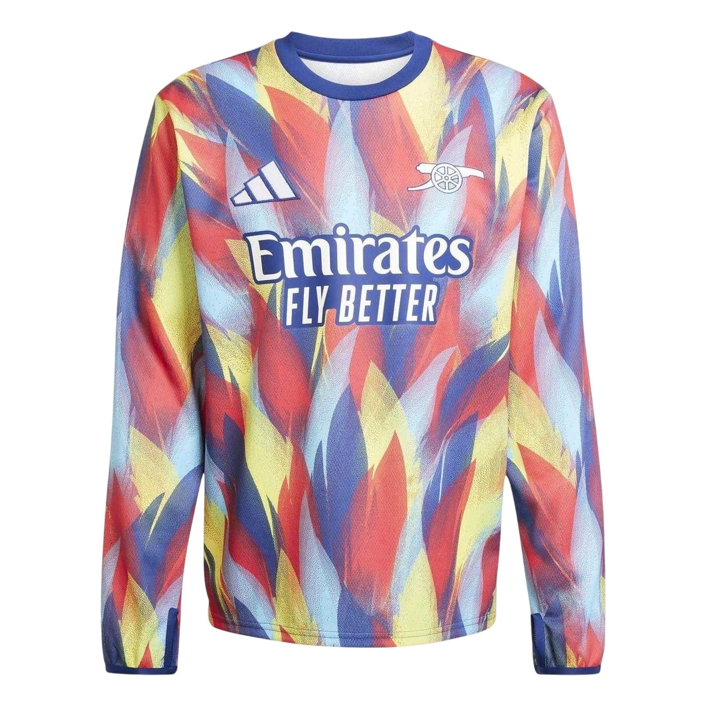 Blue - Front - Adidas Mens 25-26 Arsenal FC Long-Sleeved Football Shirt