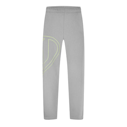 Frost Gray - Front - Diesel Unisex Adult Oval Logo Straight Leg Joggers