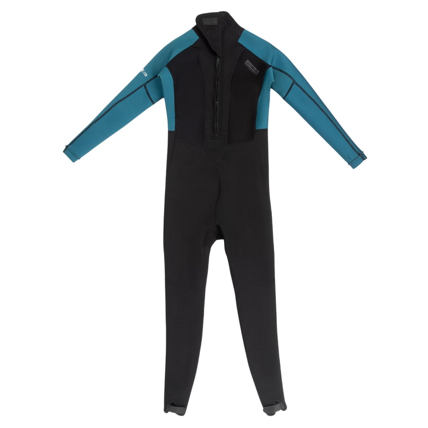 Black - Back - Gul Boys Contour Full Length Wetsuit