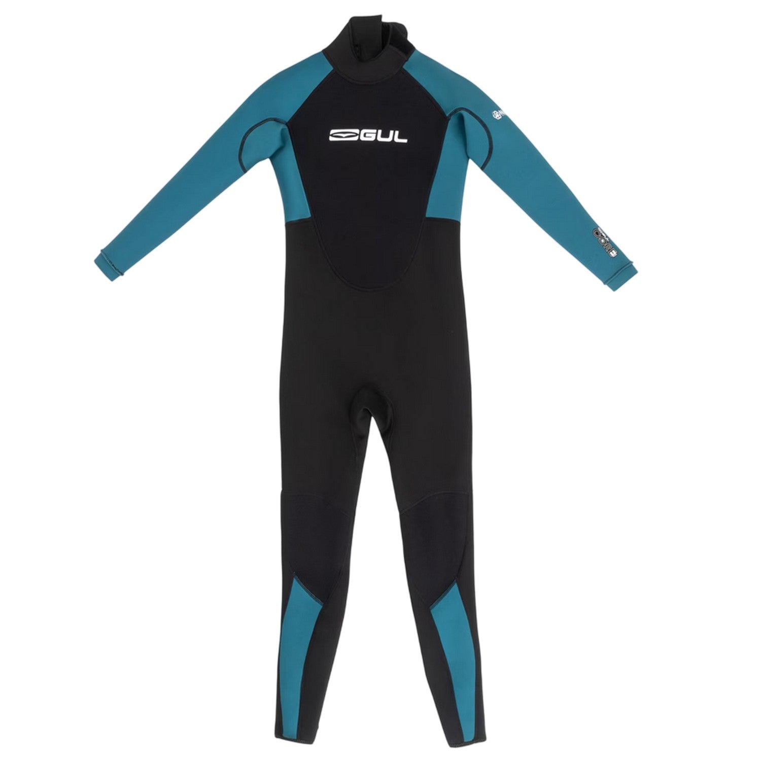 Black - Front - Gul Boys Contour Full Length Wetsuit