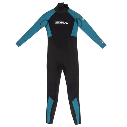 Black - Front - Gul Boys Contour Full Length Wetsuit